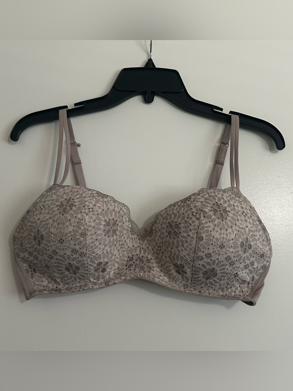 Aerie Lace Print Molded Cup Bra